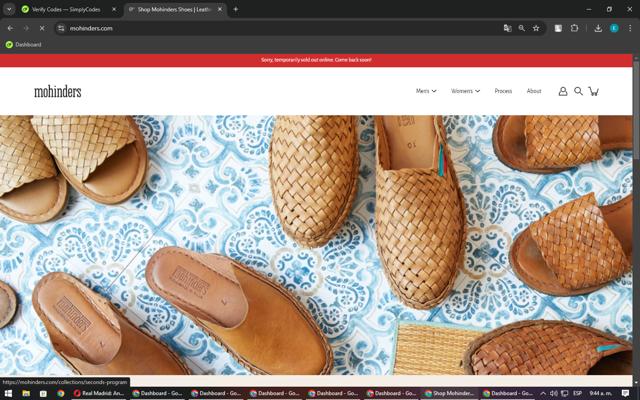 Mohinders checkout page showing Mohinders promo code box | Screenshot taken by SimplyCodes community member on Sep 23, 2024