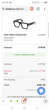 10BF coupon verification screenshot