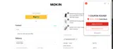 mokinglo17off coupon verification screenshot