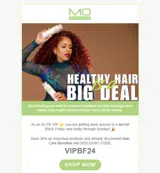 MoKnowsHair coupon verification screenshot