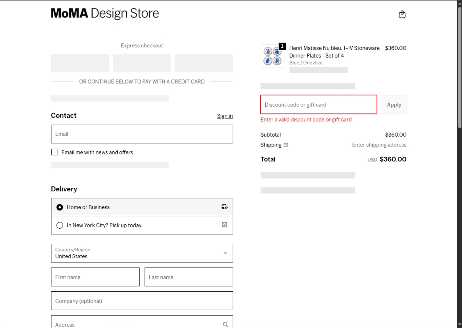 MoMA Store discount code screenshot showing code MOMA25 applied at MoMA Store checkout page. Uploaded by SimplyCodes community member VoucherFinder3467 on Nov 14, 2025