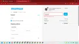 Momax coupon verification screenshot