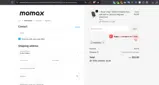 Momax coupon verification screenshot