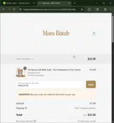 SAVEOFF30 coupon verification screenshot