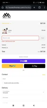 Freedom coupon verification screenshot