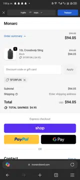 5forfun coupon verification screenshot