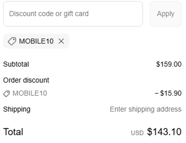 Monastery checkout page showing Monastery coupon code box | Screenshot taken by SimplyCodes community member on May 24, 2025