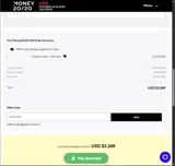 MEX250 coupon verification screenshot