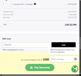 FRQ250 coupon verification screenshot