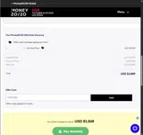 MEX250 coupon verification screenshot