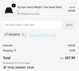 PAYDAY20 coupon verification screenshot