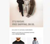 PAYDAYSHIPPING coupon verification screenshot