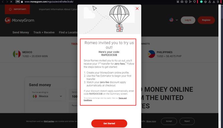 MoneyGram Promo Codes - $5 Off w/Code Coupons Mar 2026