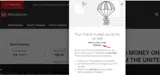 MoneyGram coupon verification screenshot