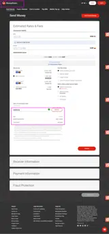 MoneyGram coupon verification screenshot
