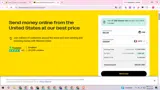 Western Union coupon verification screenshot