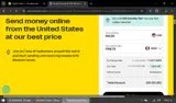 Western Union coupon verification screenshot