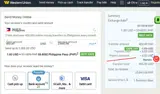 Western Union coupon verification screenshot