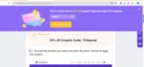 70Sepcial coupon verification screenshot