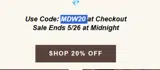 MDW20 coupon verification screenshot