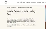 EARLY30 coupon verification screenshot