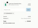 YOURWORLD10 coupon verification screenshot