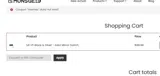 MSERIES coupon verification screenshot