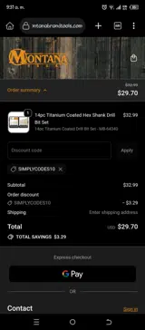 SIMPLYCODES10 coupon verification screenshot