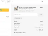 DESIGN20 coupon verification screenshot