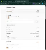 CUPON10off coupon verification screenshot