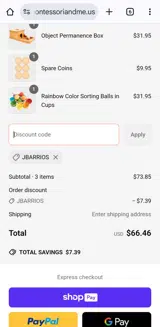 Jbarrios coupon verification screenshot