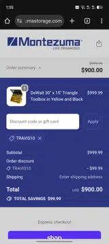 travis10 coupon verification screenshot
