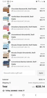 BULK coupon verification screenshot