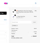 MDC20 coupon verification screenshot