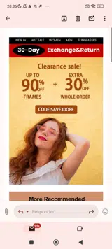 Save30off coupon verification screenshot