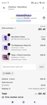 SAVE5 coupon verification screenshot