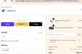 Moon Fabrications coupon verification screenshot
