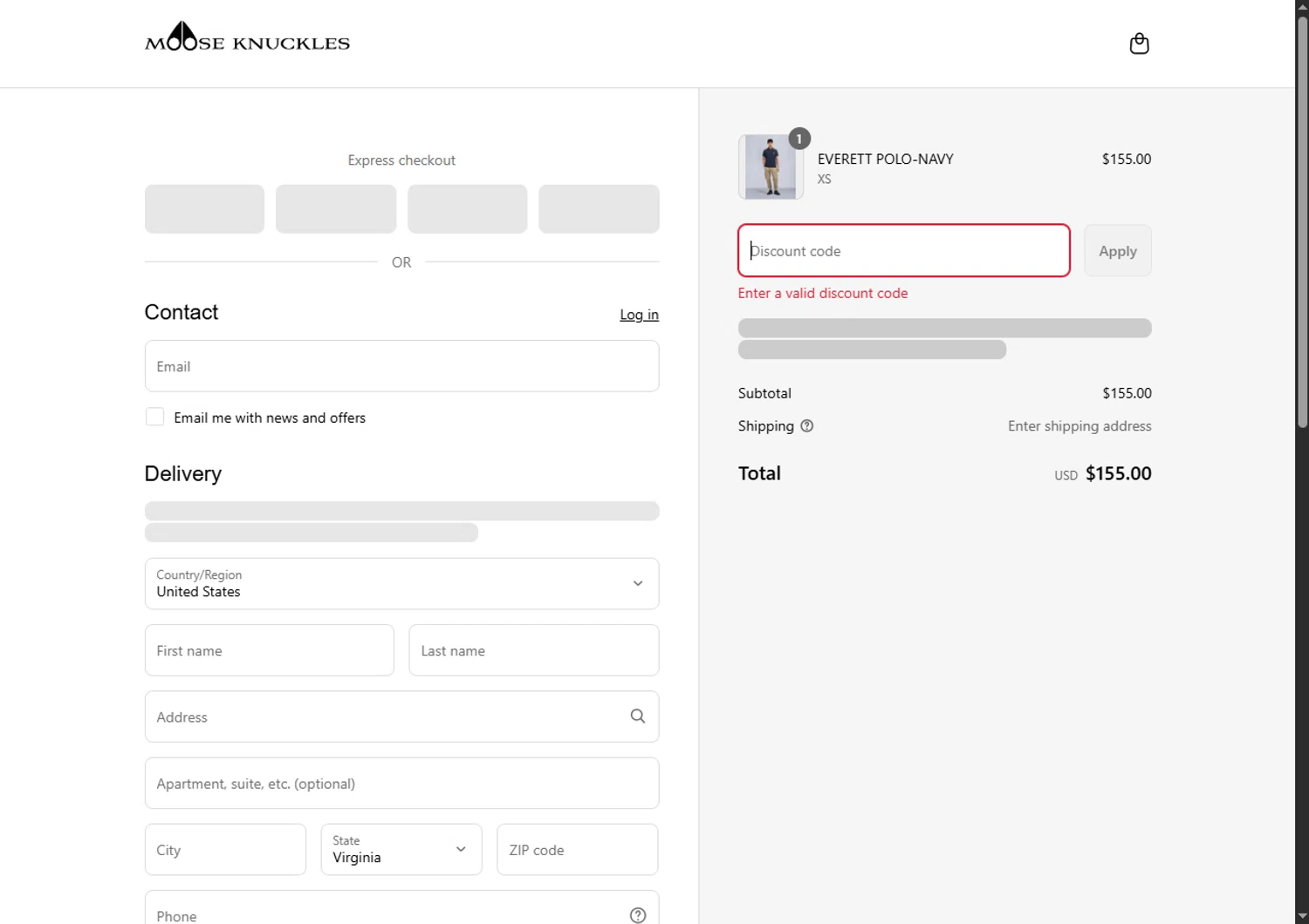 Moose Knuckles promo code screenshot showing code HW25 applied at Moose Knuckles checkout page. Uploaded by SimplyCodes community member SwiftTracker8156 on Aug 20, 2025