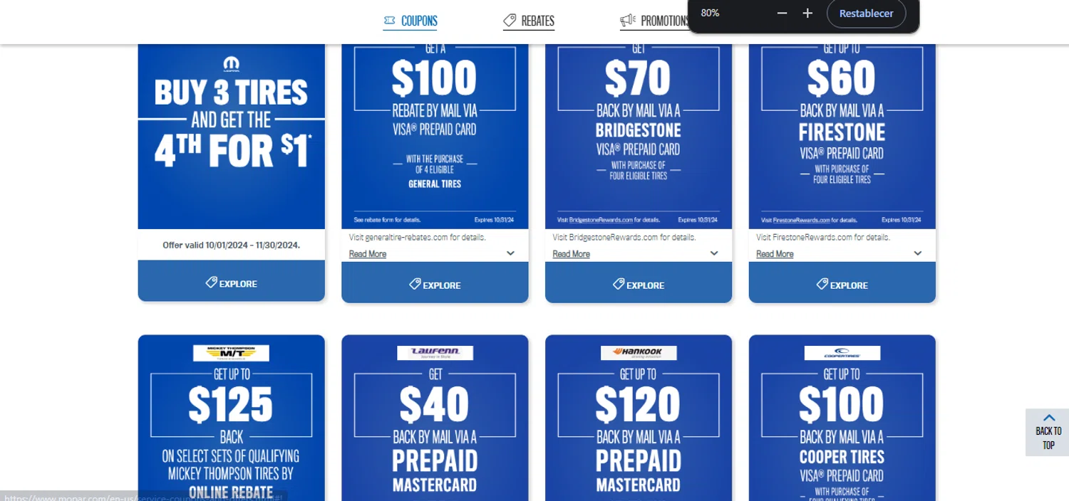 where to use Mopar promo code box