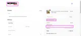 Morell Targets coupon verification screenshot