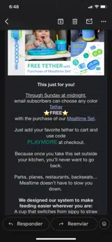 PLAYMORE coupon verification screenshot