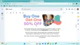 DOUBLEUP50 coupon verification screenshot