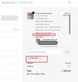 Morgan & French coupon verification screenshot