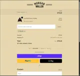 Morgan Wallen Official Store coupon verification screenshot