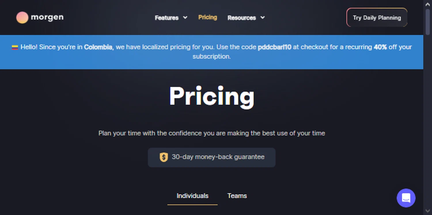 Morgen discount code screenshot showing code pddcbarl10 applied at Morgen checkout page. Uploaded by SimplyCodes community member TraxoGamer on Jul 9, 2025