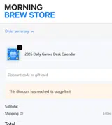 MORNINGBRE30057 coupon verification screenshot