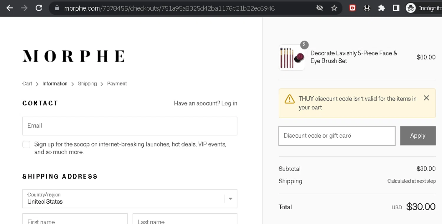 Morphe Promo Codes 25 Off December 2023