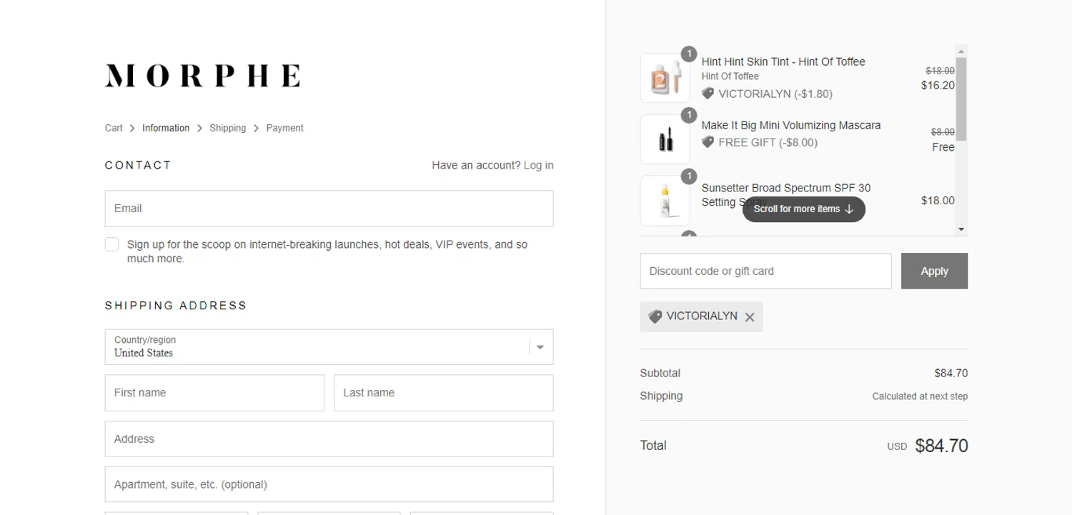 Morphe Promo Codes 10 Off February 2024