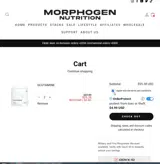 Morphogen Nutrition coupon verification screenshot