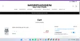 Morphogen Nutrition coupon verification screenshot